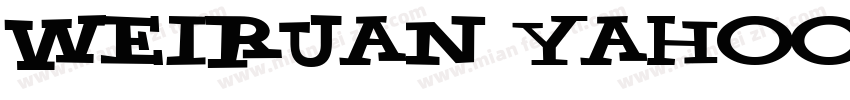 weiruan yahoo字体转换